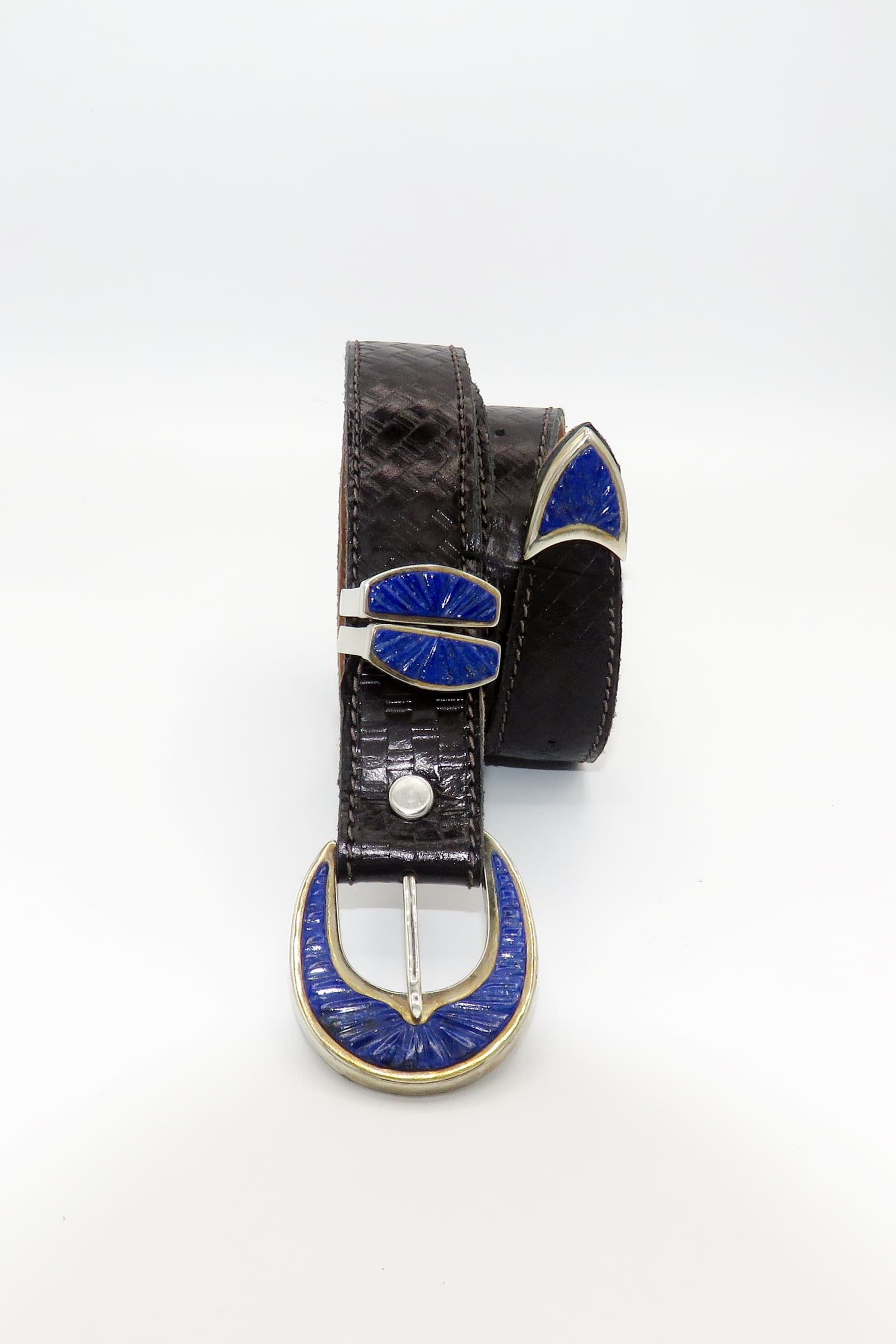 100% natural leather strap on Afghan handmade belt AA-B-6