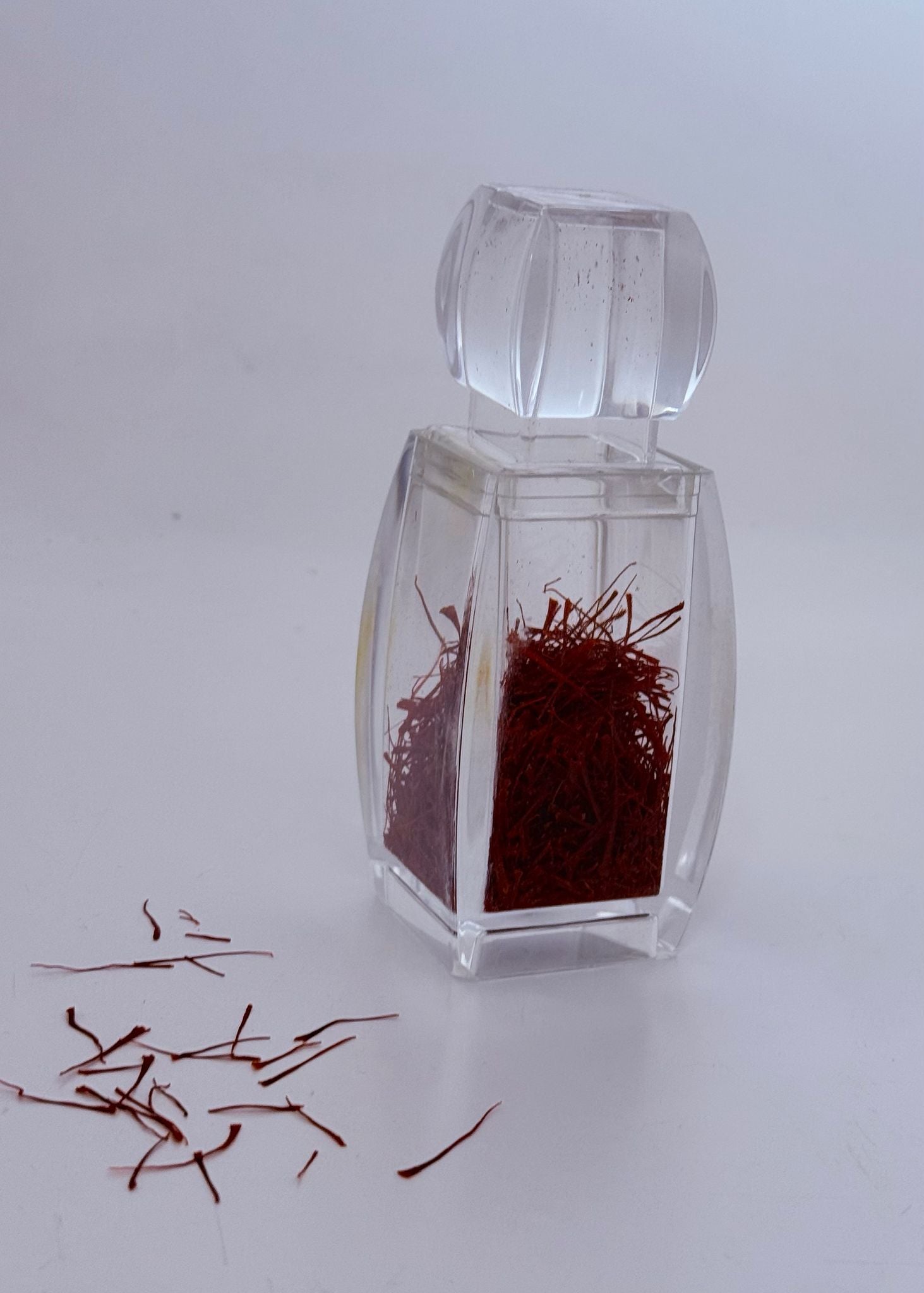 Premium Afghan saffron threads in glass jar