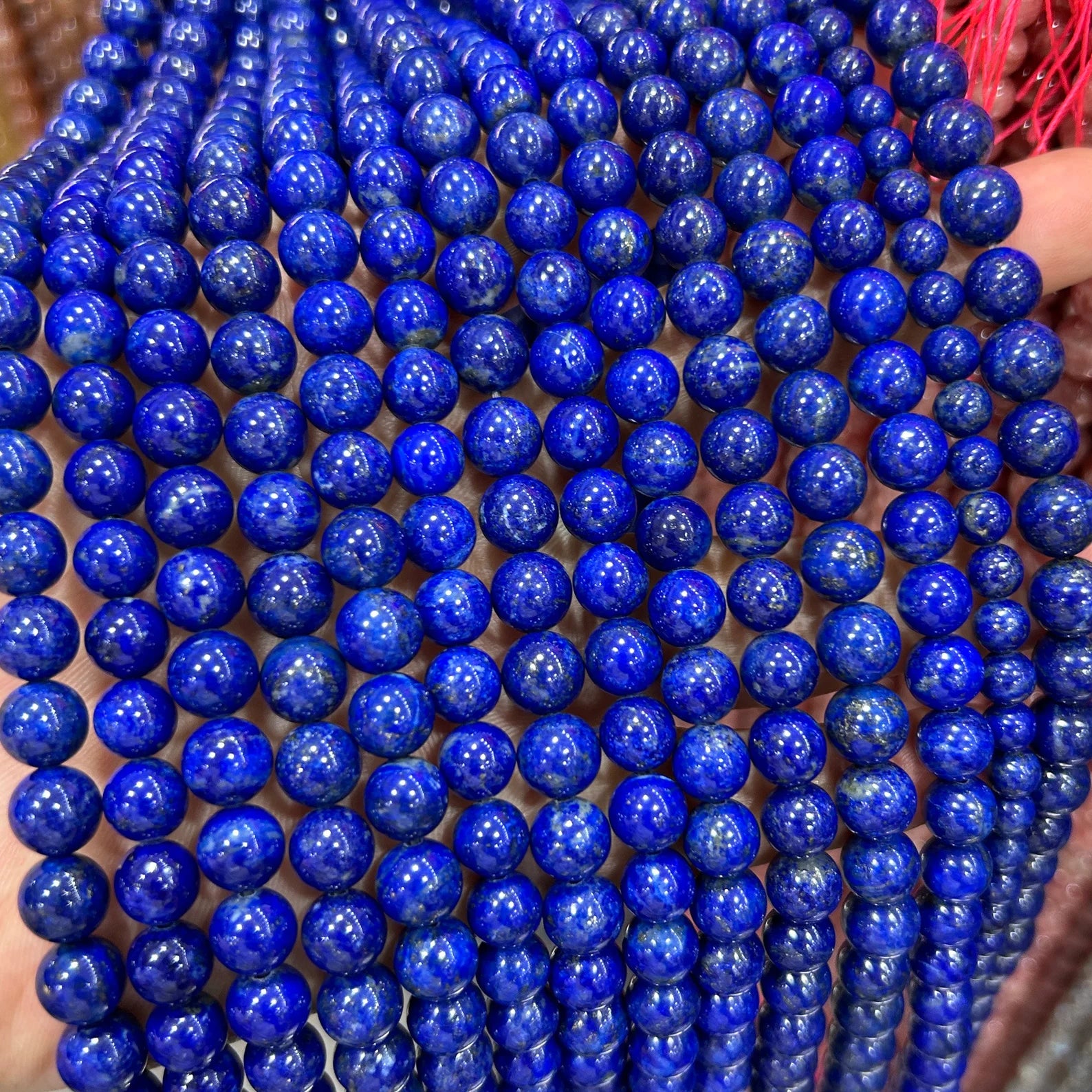 Wholesale Grade A Lapis Lazuli gemstone beads from Afghanistan for jewellery making and artisan design