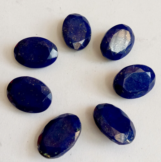 Faceted Lapis Lazuli Gemstone – Royal Blue, Natural Stone from Badakhshan (Sold per Gem)